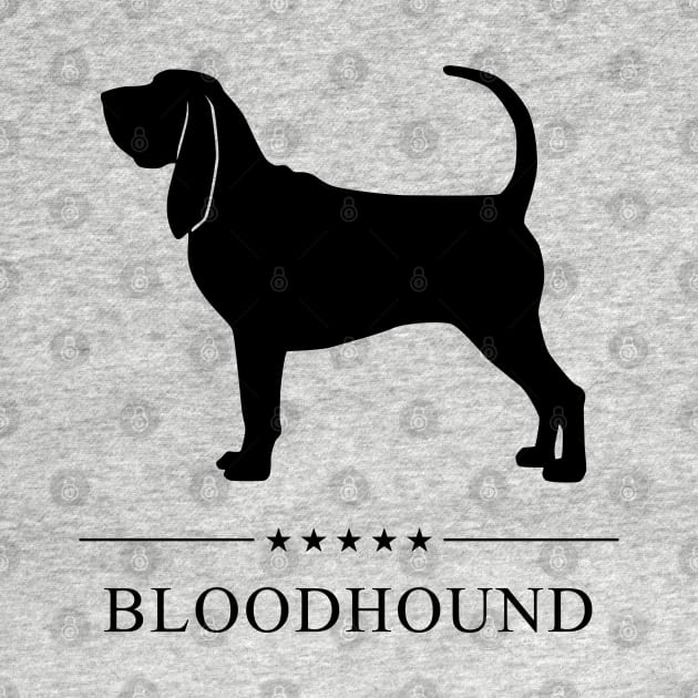 Bloodhound Black Silhouette by millersye